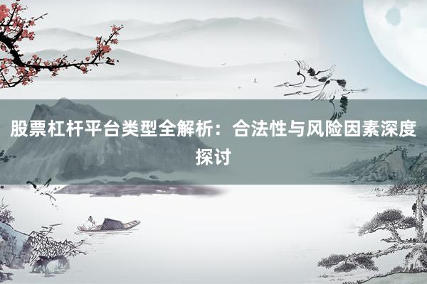 股票杠杆平台类型全解析：合法性与风险因素深度探讨